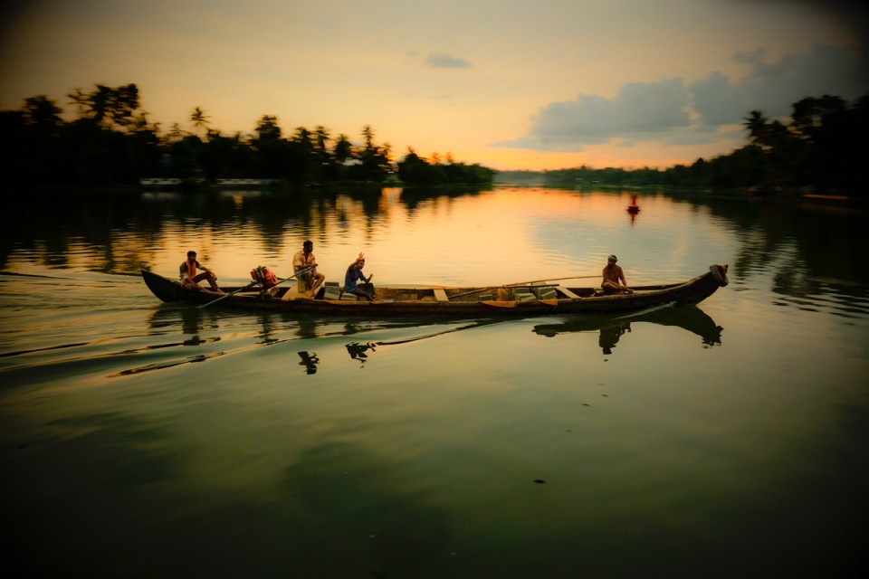 Boat in the river