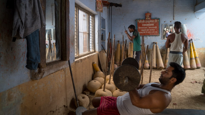 Trianind at a Gym in India