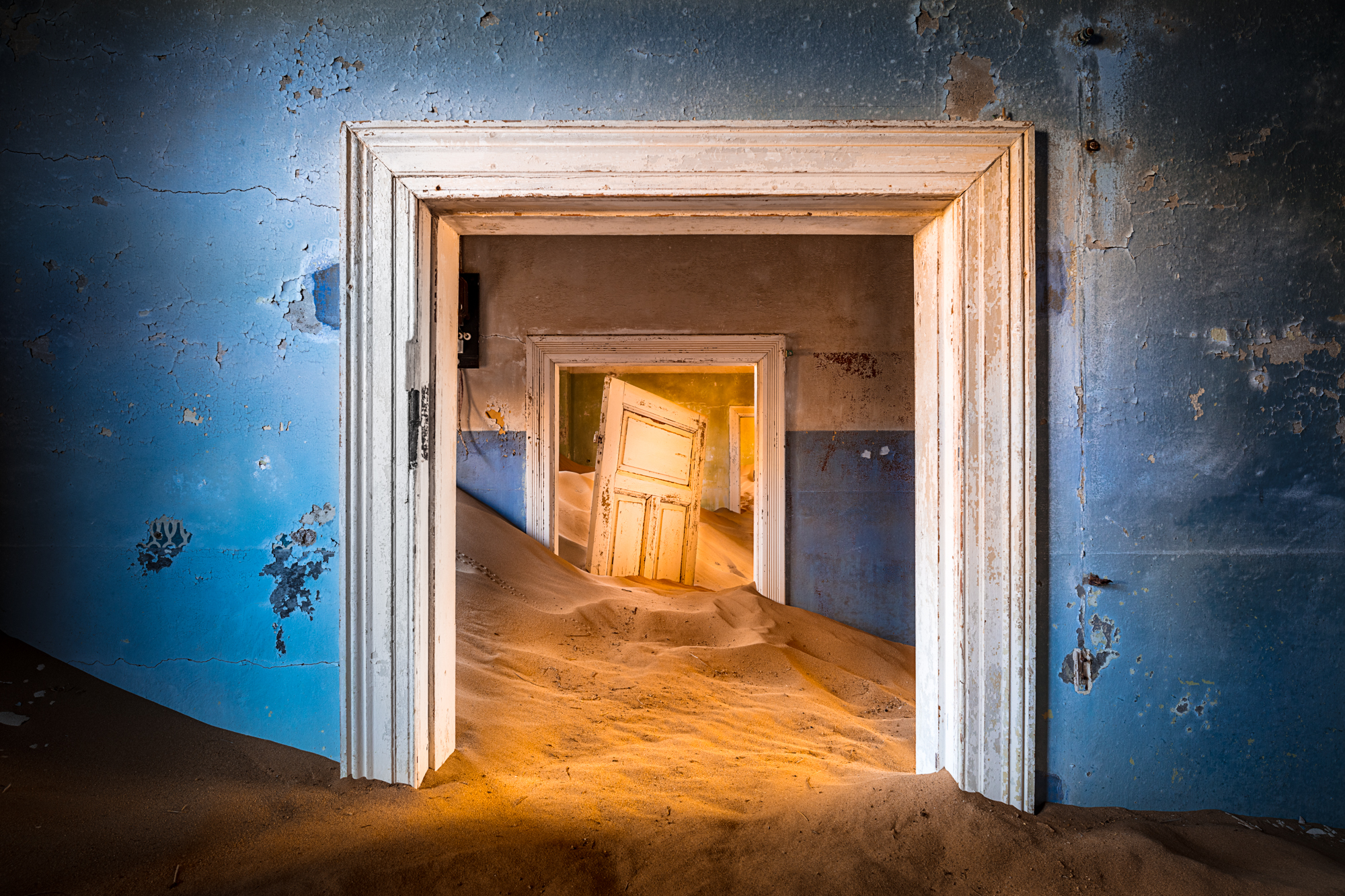 Dpors in a Namibia Abandonded place