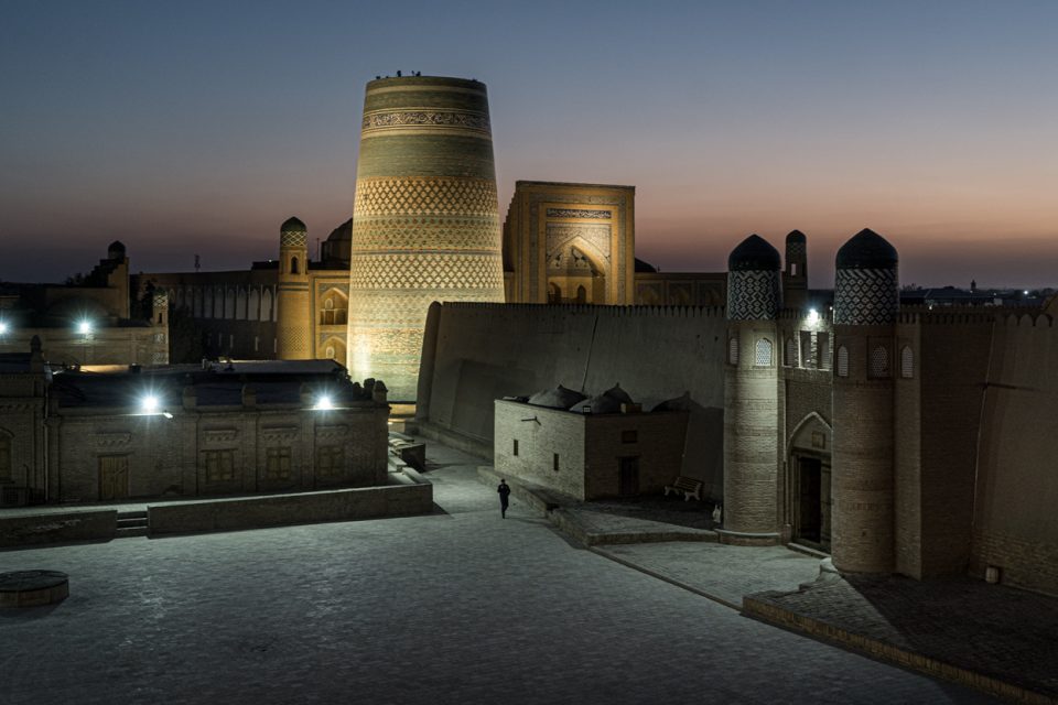 Tower in Khiva Uzbekistan Photo tour